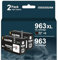 OGOUGUAN 963XL Wiederaufbereitete Tintenpatronen für HP 963 XL für HP OfficeJet Pro 9010 9012 9020 9014 9015 9016 9018 (2 Schwarz)