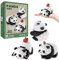 VEQENIFY 3 in1 Panda Mini Bausteine Panda Klemmbausteine Mini Bausteine Tiere Klemmbausteine Building Geschenke für Erwachsene Kinder ab 8+ Jahre