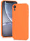 YATWIN Cover per iPhone XR, Custodia in Silicone Morbido con Tagli di Precisione per Fotocamera, Design Ultra Sottile, Protezione 360° con Bordi Rialzati, ‌Arancione‌