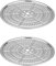 Support de conserve pour autocuiseur, support de mise en conserve en acier inoxydable, plateau de cuisson à la vapeur pour autocuiseur, cuisson de toasts, 2 pièces, support de conserve rond, plateau d