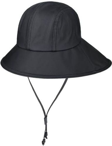 HAMMABURG Souwester Südwester Baumwollhut Unisex Herbst Winter blau M (56-57 cm)