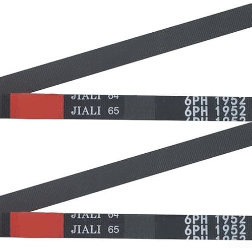 Zilimontt Dryer Belt,Tumble Dryer Belt Replacement Rubber Closed Looping Belt,6PH1952,For Washing Machines,1PC/2PC Options Available,Reliable Performance(2PCS)