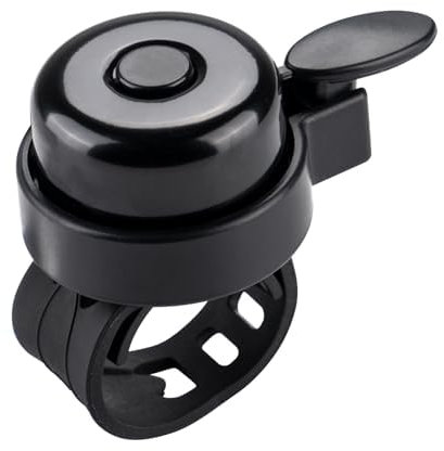 COCOLUMEN Bell Vintage Ciclismo Bicicletta Bell Retro Alluminio Nero Montaggio su Manubrio