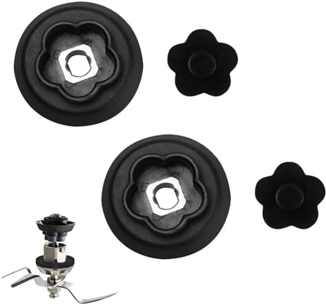 Set de 2 Guides De Couplage Engrenage Pour Monsieur Cuisine Connect/Smart avec fleurs 5 branches Accessoire pour Monsieur Cuisine connect | smart MCC MCS, Incompatible Avec Monsieur Cuisine Plus