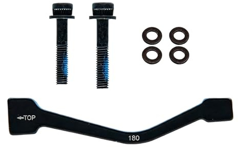 ApexPine 180mm PM Disc Brake Adapter for 160-180mm Mountain Bike Rotors | 1 piece aluminum alloy pm disc brake adapter, 160mm to 180mm rotor caliper mount adapter for mountain bike disc brake