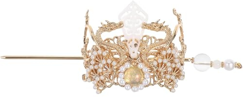 SKISUNO Épingles à Cheveux Chinoises pour Performances et Usage Quotidien en Alliage Doré Style Ancien Raffiné Confortables et Polyvalentes pour Femmes