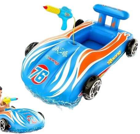 Auto-Pool-Float mit Spritzer, Aufblasbares Wasser Spielzeug, und Outdoorspielzeug, für Geburtstag, Kinderparty, Park, See, Camping, Garten, Rasen