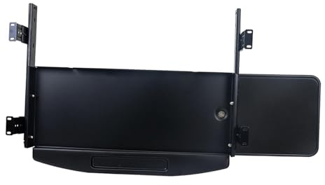 CYDZSRA Bandeja para Teclado Debajo del Escritorio con diseño ergonómico y Amplio Espacio para Escribir cómodamente en oficinas y hogares. Bandeja para Teclado extraíble con