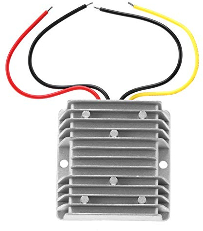 Domary Convertidor DC-DC Profesional 12V a 24V Fuente de Alimentación 15A de Alta Eficiencia con Protección Sísmica para Condiciones Extremas