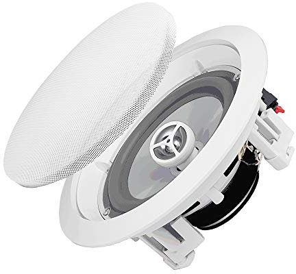 OSD Audio 6.5” Weatherproof in-Ceiling Speaker Pair - Indoor/Outdoor Stereo – ICE600WRS