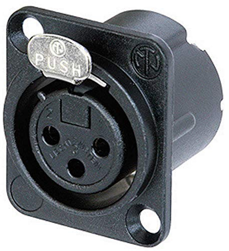 Neutrik NC3FD-LX-B Câble de Connexion XLR Noir