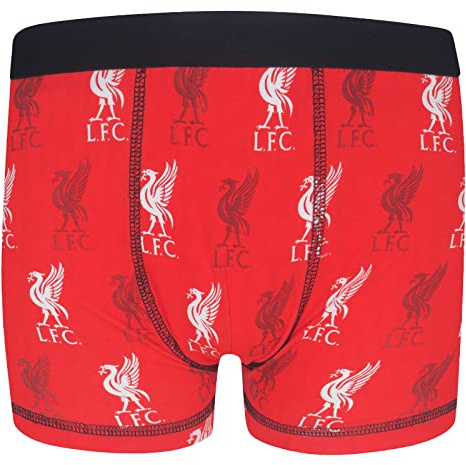Liverpool FC Boys Boxer Shorts 1 Pack OFFICIAL Football Gift