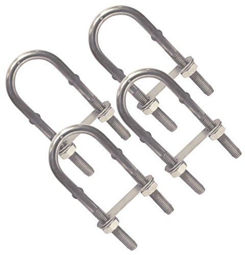 4 Stück U-Bolzen M6 Edelstahl V2A