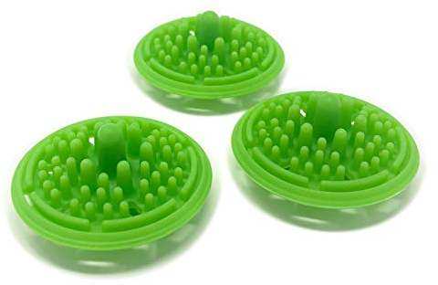 Paint Puck® Paint Brush Cleaner (3-Pack) Silicone Cup Insert Cleaning System | Fine Art, Studio, Classroom | Acrylic, Watercolor, Oil, Thicker Mediums | Reusable, Ecofriendly Green