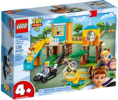 LEGO 10768 4+ Toy Story 4 Buzz and Bo Peep’s Playground Adventure with Buzz Lightyear, Bo Peep and Gabby Gabby Minifigures