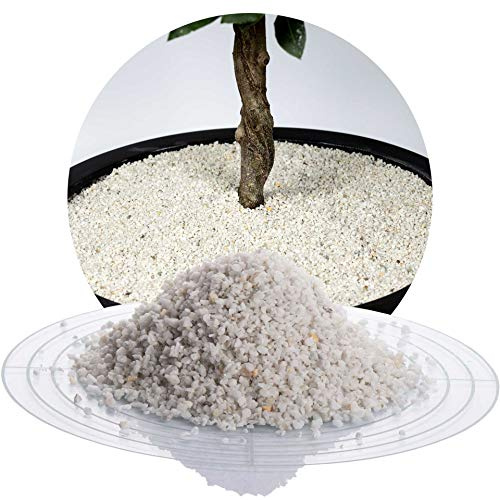 Schicker Mineral Marmor Ziersplitt weiß 1-3 mm 25 kg, robuster Naturstein | Farbecht, witterungsbeständig, ideal zur Gartengestaltung, Marmorsplitt, Abdeckmaterial für Beete, Wege, Terrassenflächen