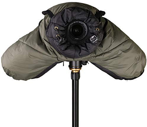 CamRebel Water-Resistant Rain Cover Protector Colf-Proof Puff Coat for Mirroless Cameras