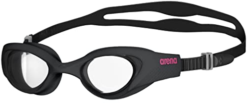 arena The One Damenschwimmbrille, Schwimmbrille mit Großen Gläsern, mit Antibeschlag-Behandlung und UV-Schutz, Selbstjustierender Nasensteg, Orbit-Proof-Dichtungen