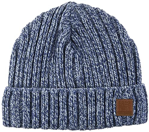 maximo Jungen Umschlag Beanie-Mütze, jeansmeliert, 53
