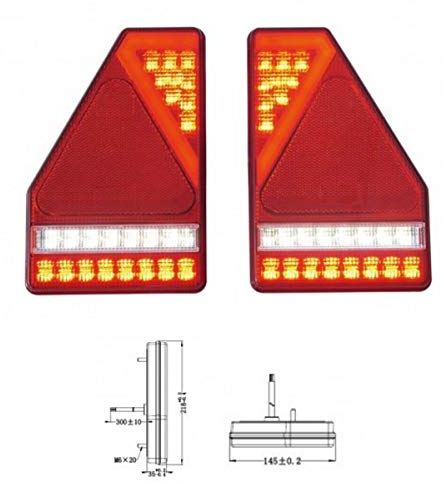 LED Rückleuchten Set 12V & 24V Heckleuchte Rücklicht Anhänger LKW Traktor PKW