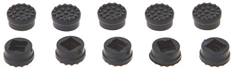 bobeini 10Pcs Zeigerkappen für HP Laptop Tastatur Trackpoint Little Dot Cap Schwarz
