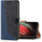Mulbess Coque pour Samsung Galaxy S21 Ultra 5G, Etui a Rabat, Housse en Cuir, Pochette de Protection Portefeuille, Élégant Noir