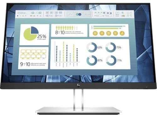 HP E22 21.5 16:9 IPS Monitor, 1920 x 1080 Full HD IPS (In-Plane-Switching) panel, Wide 178° horizontal and vertical viewing angles, a 250 cd/m² brightness - 9VH72AA