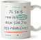 Mugffins Tasses pour PROFESSEUR DE MATHÉMATIQUES - En Français - Cadeau original - Prof de maths problèmes - 11 oz / 330 ml