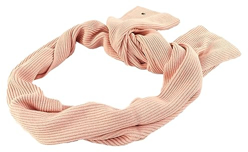 TOMMY HILFIGER Essential Flag Scarf Sepia Pink