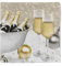 Mank Tissue Serviette Secco 33 x 33 cm, 1/4-Falz 3-lagig-Tissue Party Silvester Feier Jubiläum 100 Stück