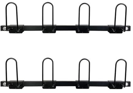 XARONF Boxing Glove Storage Rack Wall Mount - 2-Pcs Set, Organize and Dry 4 Pairs of Gloves - Garage Organizer for Boxing Gloves