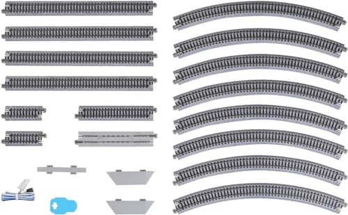 Arte degli Argenti Kato 20-864 Starter Set Iniziale Ovale Cm.127x61 BINARI Completo di Tutto in Scala-N 1/160