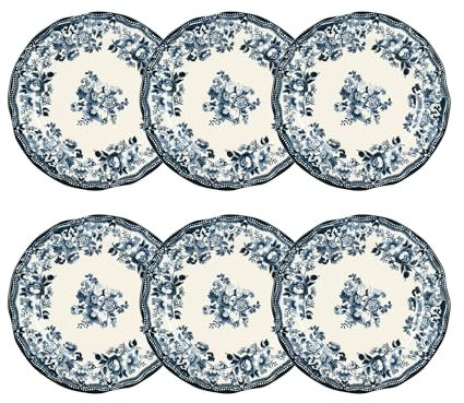 NOVASTYL - Lot 6 assiettes plates faustine 26cm - 2614230