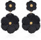 TOFBS Ohrringe Damen Mädchen Blumen Tropfen Lange Matte Metal Ohrringe Boho Vintage Blütenblatt Modeschmuck Geschenke Zubehör