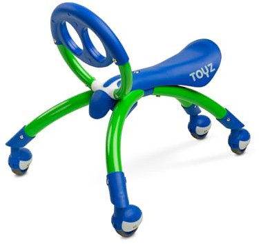 Toyz Beetle 2in1 Lauflernhilfe und Tragehilfe für Kinder - Hervorragend geeignet zum Laufenlernen - Activity Toys für Babys ab 9 Monaten - Gummiräder - Blau