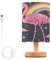 Mnsruu Lampe de chevet flamant rose avec base antidérapante pour chambre à coucher, salon