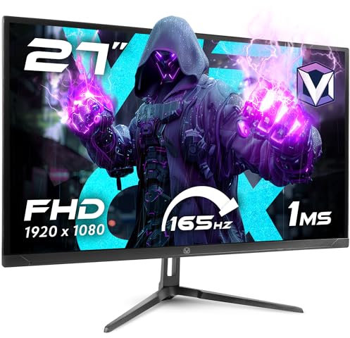 VIBOX V27FHD165 Écran PC Gamer - 27 Pouces, Résolution FHD 1080p, 165Hz, 1ms, Adaptive Sync, Dalle VA, HDMI & DisplayPort