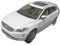 BMAONZ Miniatur Motorfahrzeug-Modelle 1/43 Für Regal Volvo XC60 SUV Weiß Legierung Wagon Modell Vintage Auto Modelle Dekorative Ornamente Display Fertigmodell