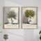 LTjiajuypd Canvas Poster Vintage Art Olive Tree Lemon Tree Print Wall Art Canvas Painting Decor Home Bedroom Wall Decor 40x50cm-2pcs Frameless