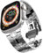 NVVVNX Correa de acero inoxidable para Apple Watch Ultra 49mm Series 8 7 6 SE 5 4 45mm 41mm 44mm 40mm Metal Watchabnd para iWatch 3 42mm 38mm(Silver,38/40/41mm)