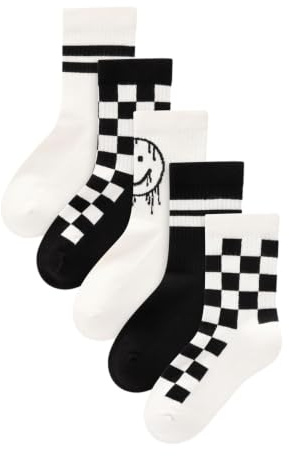 NEXT Jungen Socken mit gepolstertem Fußbett, 5er-Pack