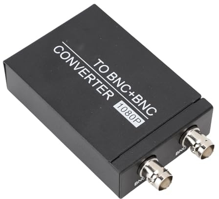 Tonysa HDMI zu BNC Konverter, 1080p SDI Video Transcoder mit 3D Bewegungskompensation, DCDI Downscaler für Überwachungssysteme