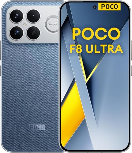 XIAOMI POCO F8 Ultra Smartphone 12+256GB, Snapdragon 8 Elite Gen 5, display AMOLED 6.85 120Hz, ricarica Hypercharge 100W e 50W wireless, caricatore non incluso