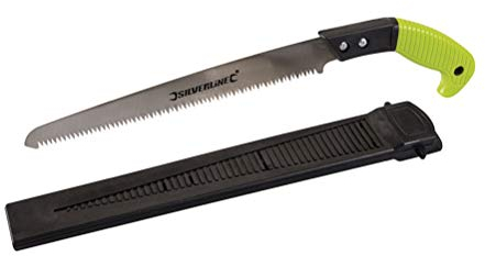 Silverline 868611 Pruning Saw with Sheath 250 mm Blade, Green