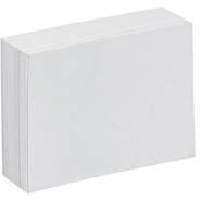 Office Line Karteikarten, weiß, 190 g, DIN A6, 100 Stück, blanko, Art.Nr.: 770275