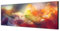 Keilrahmenbild Wandbild 150x50cm Blumen Blüten abstrakt Farbfilter
