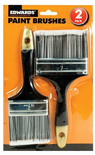 RAGE ACCESSORIES 2 Pack 3 4 Paint Brush Set Painting Home Decorating Gloss Emulsion Undercoat