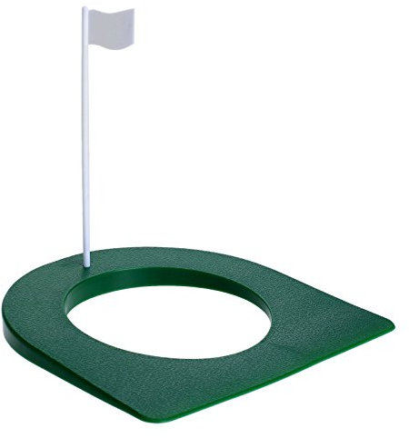 Golf Putting Cup Trou avec Drapeau avec Trou réglable et Drapeau intérieur et extérieur Aides à la Pratique de la Coupe de Golf en Plastique