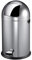 García de Pou Poubelle Push avec Pédale 40 L 38 x 74 cm Argente Inox