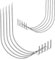 FURHUA Silver Drywall Picture Hanger Hook, 100 lbs Capacity, Twist-In, 1 Pack
